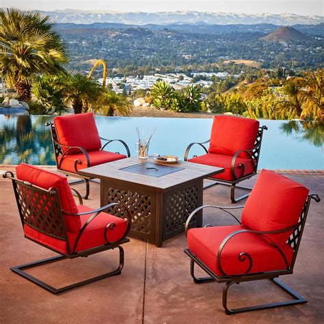 home depot outdoor seating|outdoor conversation furniture home depot.